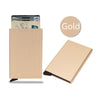 Slim RFID-Blocking Metal Wallet
