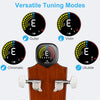 Rechargeable Clip-On Tuner for Guitar, Bass, Ukulele & Violin
