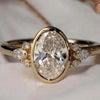 Geometrischer Ring mit Zirkonia