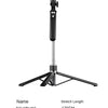 360° Rotating Bluetooth Selfie Stick & Tripod with Wireless Remote