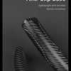 Close-up of a black carbon fiber texture anti-slip base material for a steering wheel cover.