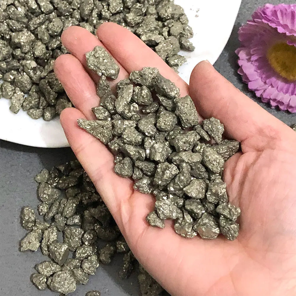 Natural Chalcopyrite Pyrite Stone Chips