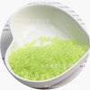Jade Ice Glass Rice Beads for Jewelry Making