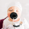Silicone Baby Pacifier Clip with Wooden Beads
