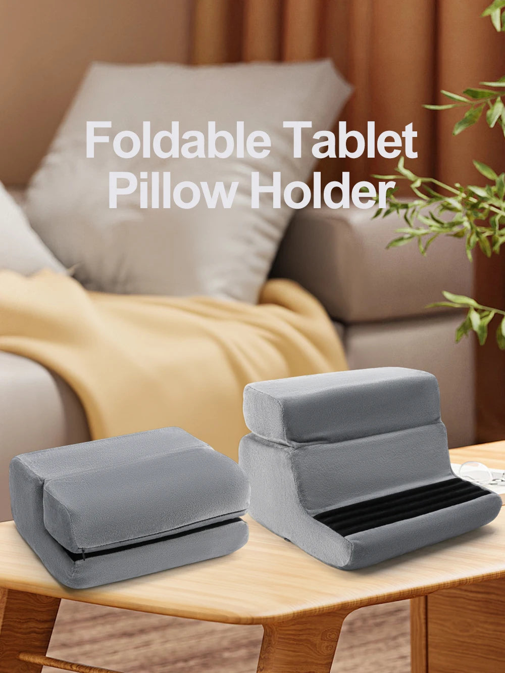 Cushioned Tablet & Phone Stand with Adjustable Viewing Angles