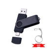 Dual-Interface USB Flash Drive with Type-C and Standard USB