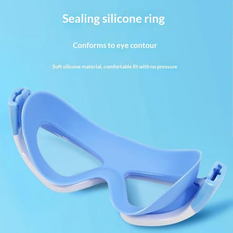 Kids' Anti-Fog Swim Goggles with Ear Plugs