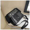 Y2K Transparent Ita Bag with DIY Badge Display Panel
