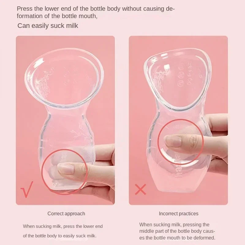Manual Breast Pump with Soft Silicone Cushion
