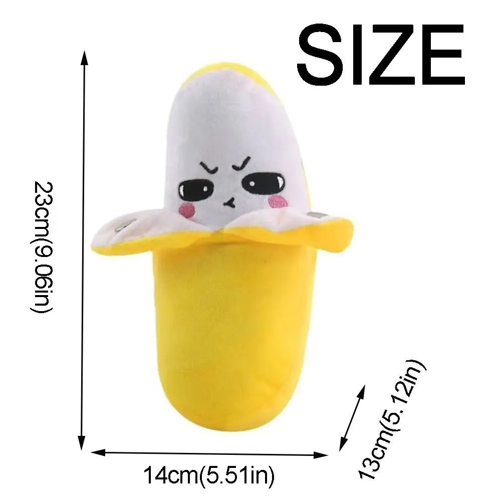 Banana Plush Musical Toy with Touch-Sensitive Rhythm Sensor