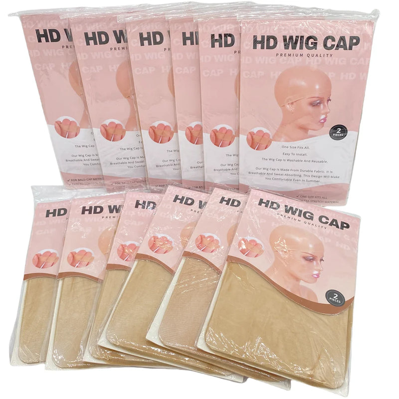 HD Sheer Wig Caps - 24 Pack