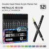 Dual-Tip Acrylic Paint Marker Set