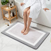 Plush Microfiber Non-Slip Bath Mat with Quick-Dry Absorbency