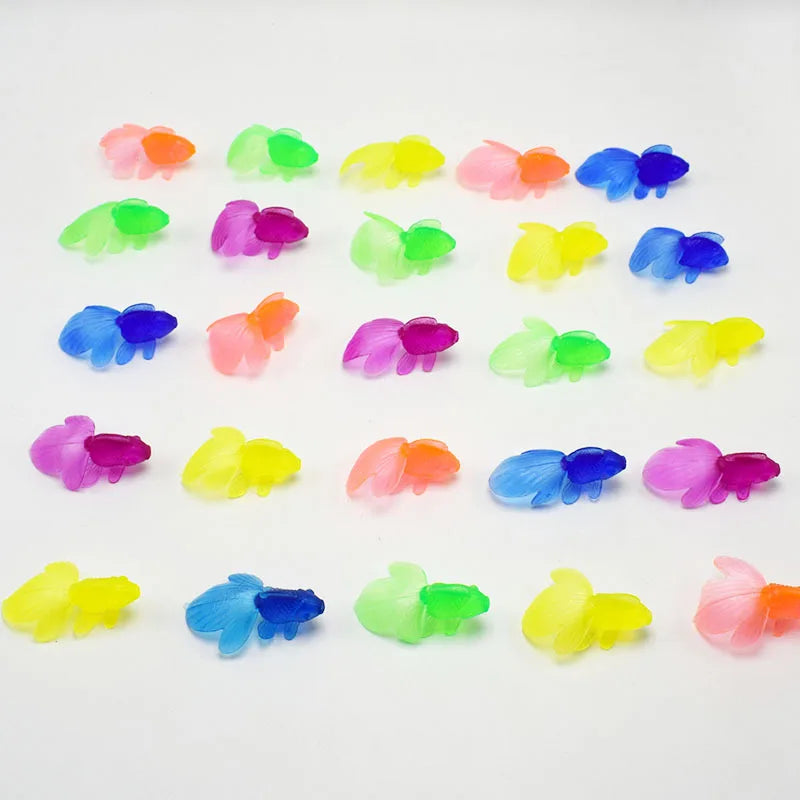Adorable Kawaii Floating Goldfish Bath Toys - Set of 10