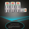 Tire Pressure Monitoring Valve Caps with Color Alert Indicators (4-Pack)