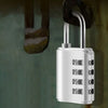 Secure 4-Digit Combination Padlock with Key