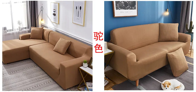 Stretch Sofa Cover with Non-Slip Backing