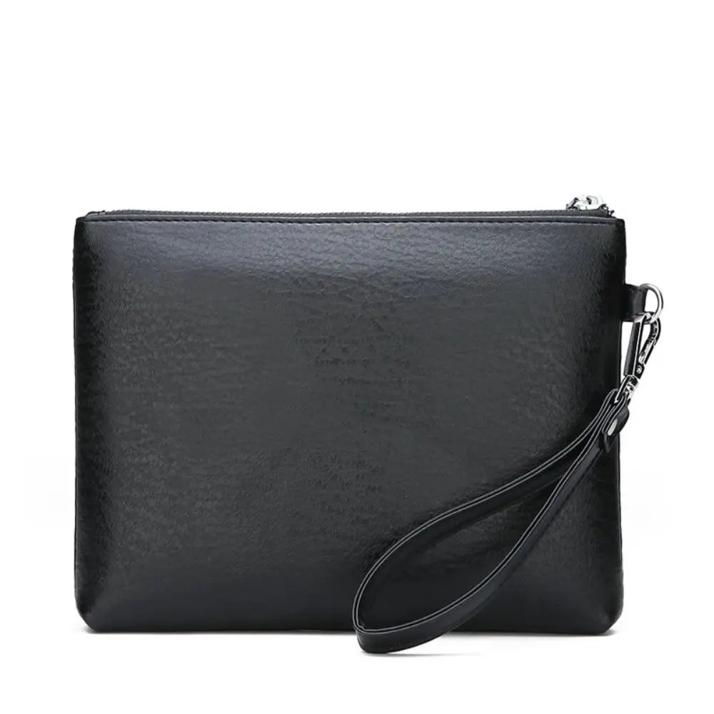 Men's PU Leather Clutch Bag with Large Capacity