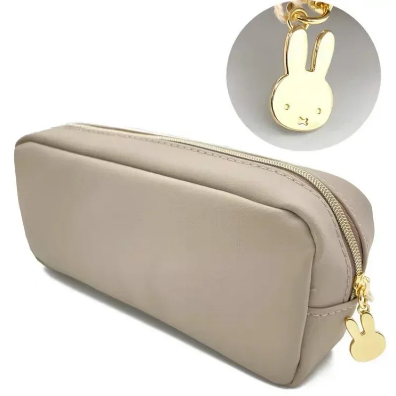 Kawaii Miffy PU Leather Pen & Makeup Pouch