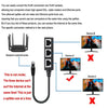 RJ45 Ethernet Splitter 1-to-3 Network Adapter for Cat 6 Cables