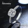 D-Color Moissanite Solitaire Ring in 925 Sterling Silver
