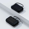 50.000mAh Solar-Powerbank mit integrierten Kabeln
