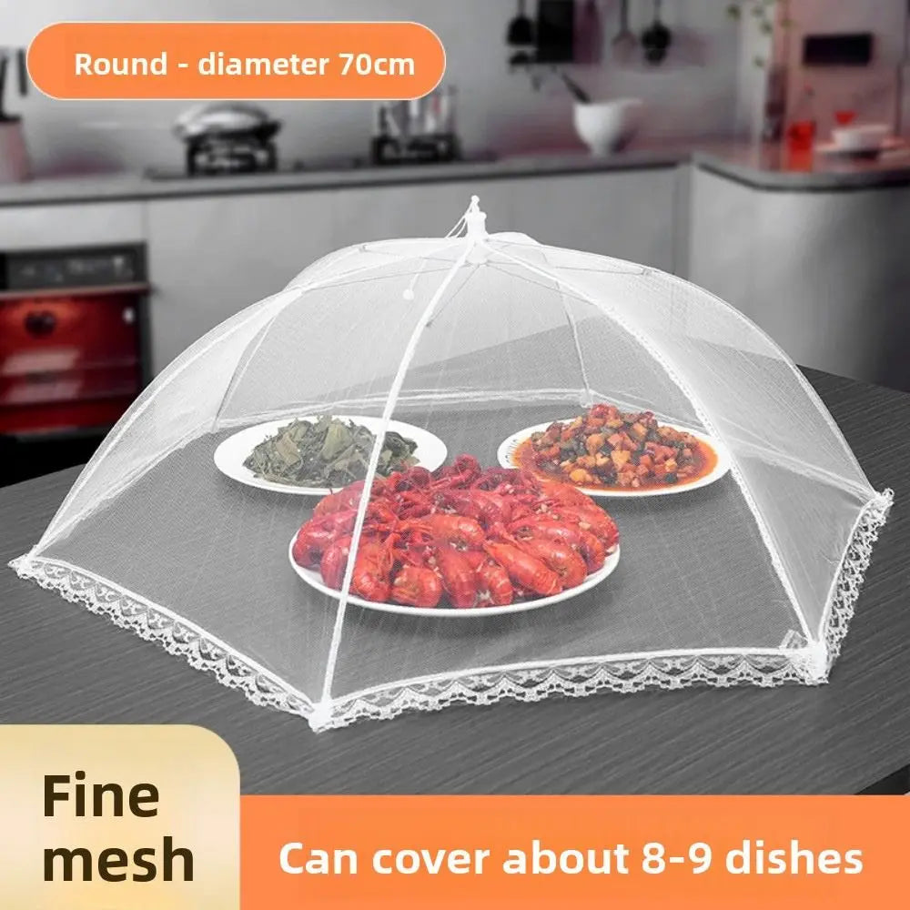 Foldable Mesh Food Cover for Outdoor Dining