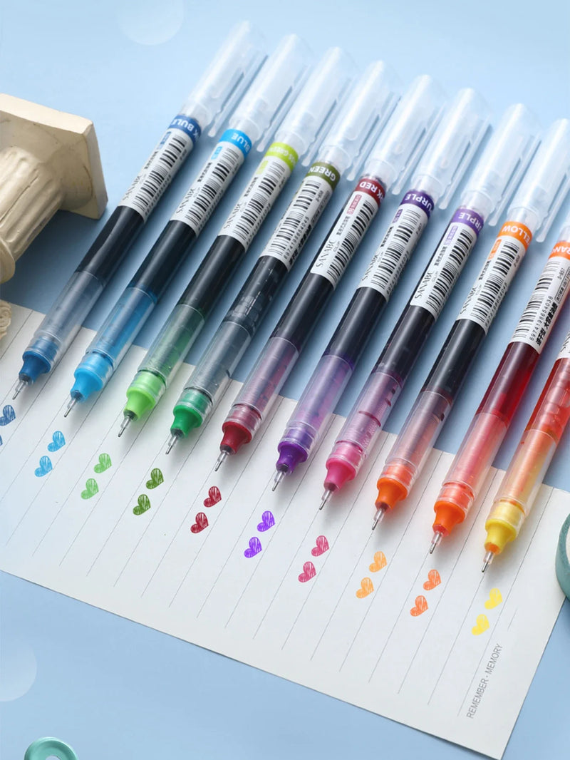 Color Gel Pens - 0.5mm Fine Point, Quick-Drying Ink