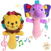 Adorable Plush Wrist Rattles for Baby Sensory Development