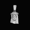 Iced-Out Cross Pendant Necklace with Tennis Chain