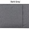A dark grey waterproof laptop sleeve with a handle for notebooks.
