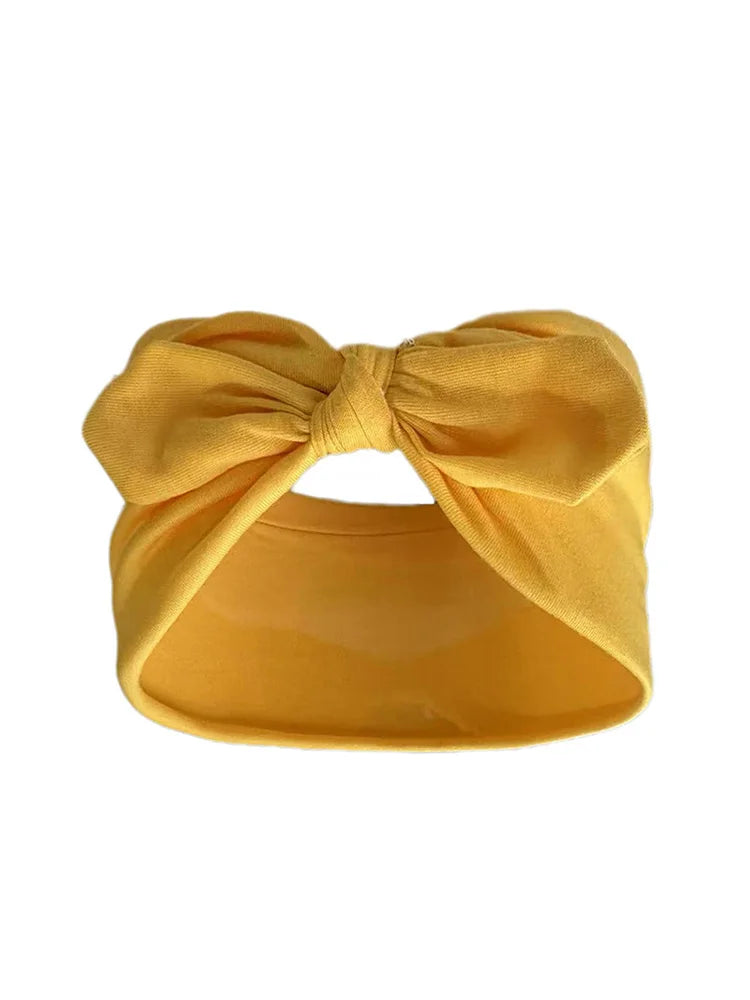Bandeaux à nœud en couleur unie polyvalents