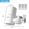 Faucet Mount Water Filter with 5 Replacement Cartridges