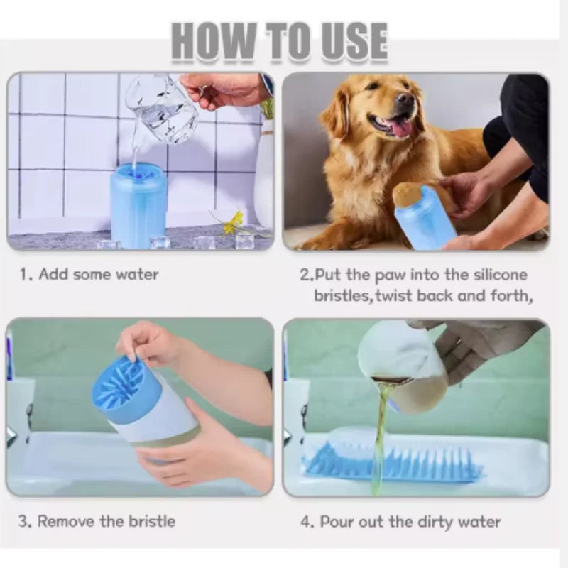 كوب تنظيف مخالب الكلاب المحمول