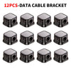 Magnetic Cable Clips for Desk Organization (12-Pack)