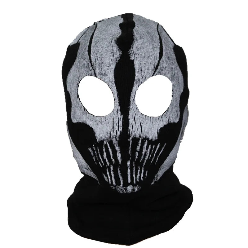 Cotton Balaclava Face Mask with Skull Design