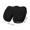 Ergonomic U-Shaped Memory Foam Seat Cushion for Coccyx Pain Relief