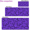 Large Cloud Pattern Desk Mat with Stitched Edges