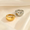 Chunky Gold Dome Ring