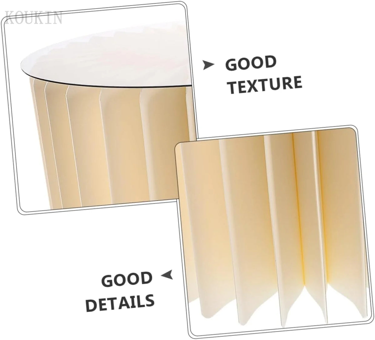 Round Cardboard Display Columns for Weddings and Parties