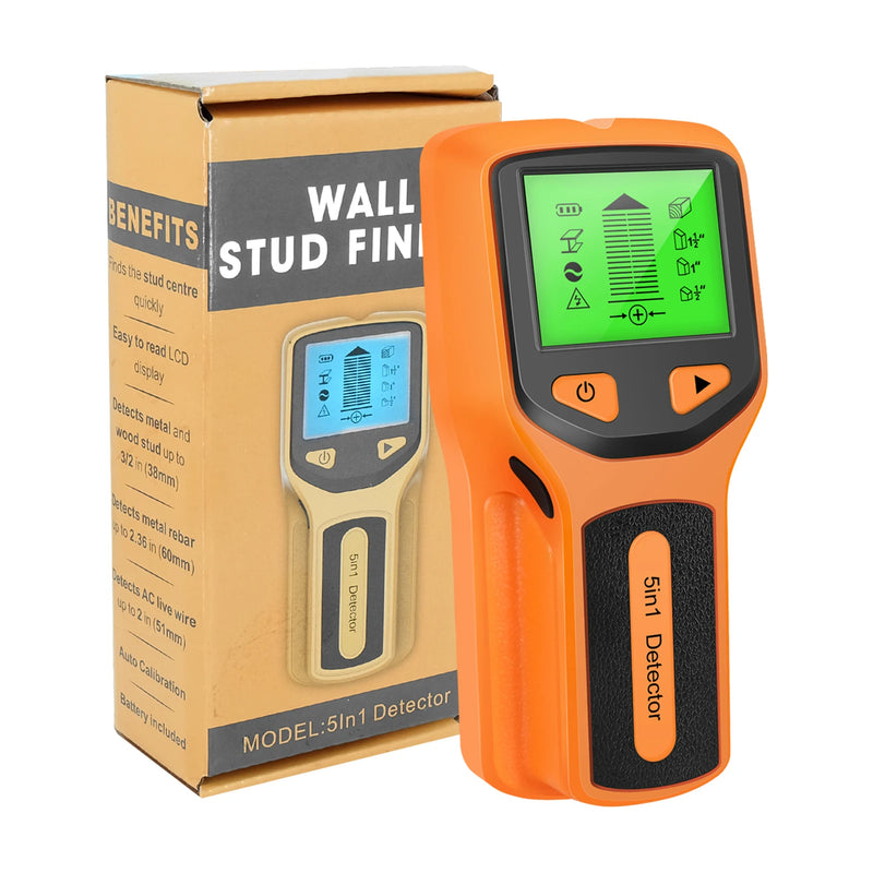 5-in-1 Digital Wall Scanner & Stud Finder