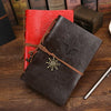 Vintage PU Leather Spiral Journal – Traveler's Notebook with Anchor Design