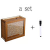 Wooden Savings Challenge Money Box
