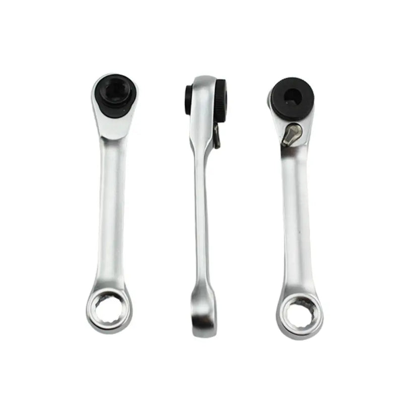 Double-Headed Mini Ratchet Wrench