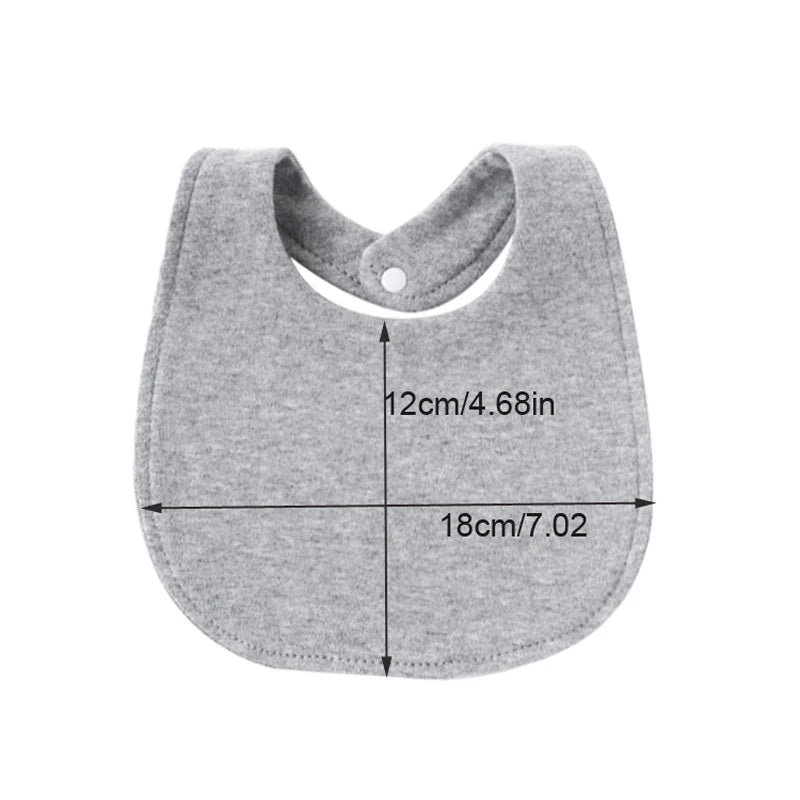 100% Cotton Baby Bibs Set for Newborns