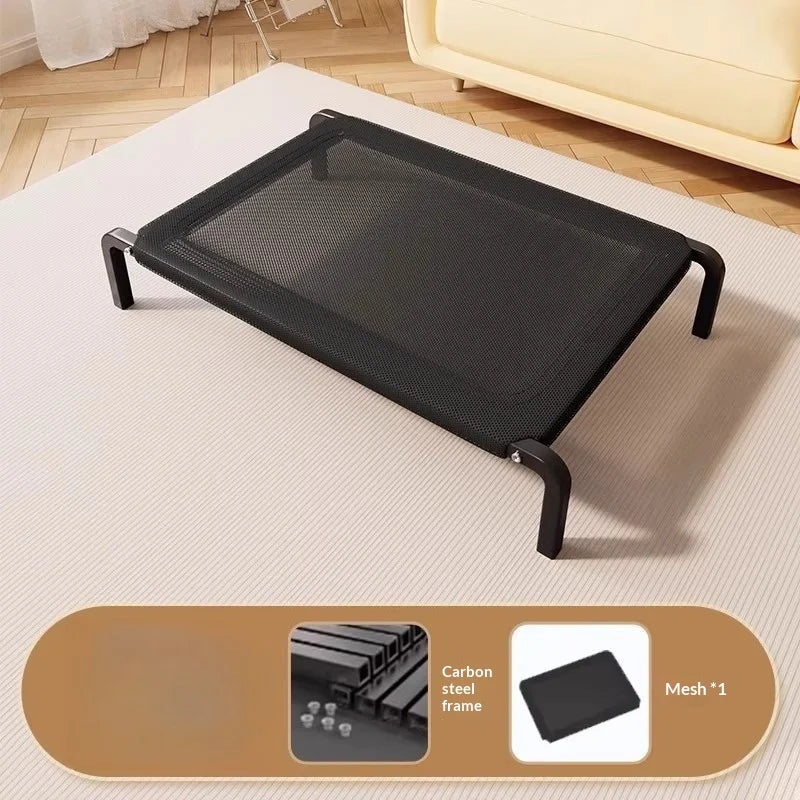 Cama Elevada para Perros - Impermeable y Resistente a Mordeduras para Todas las Estaciones