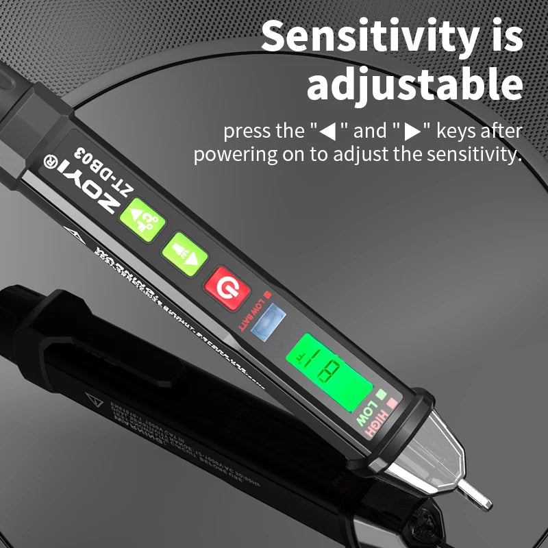 Non-Contact Voltage Tester with Voice Alert (12-1000V)
