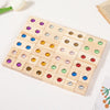 Rainbow Wooden & Acrylic Stacking Blocks Set
