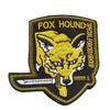 Embroidered patch featuring a yellow fox head with white markings and the text FOX HOUND SPECIAL FORCES GROUP on a black back
