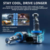 LED Headlight Bulbs – 6500K Cool White, Plug-and-Play Upgrade (H7/H11/9005/9006)